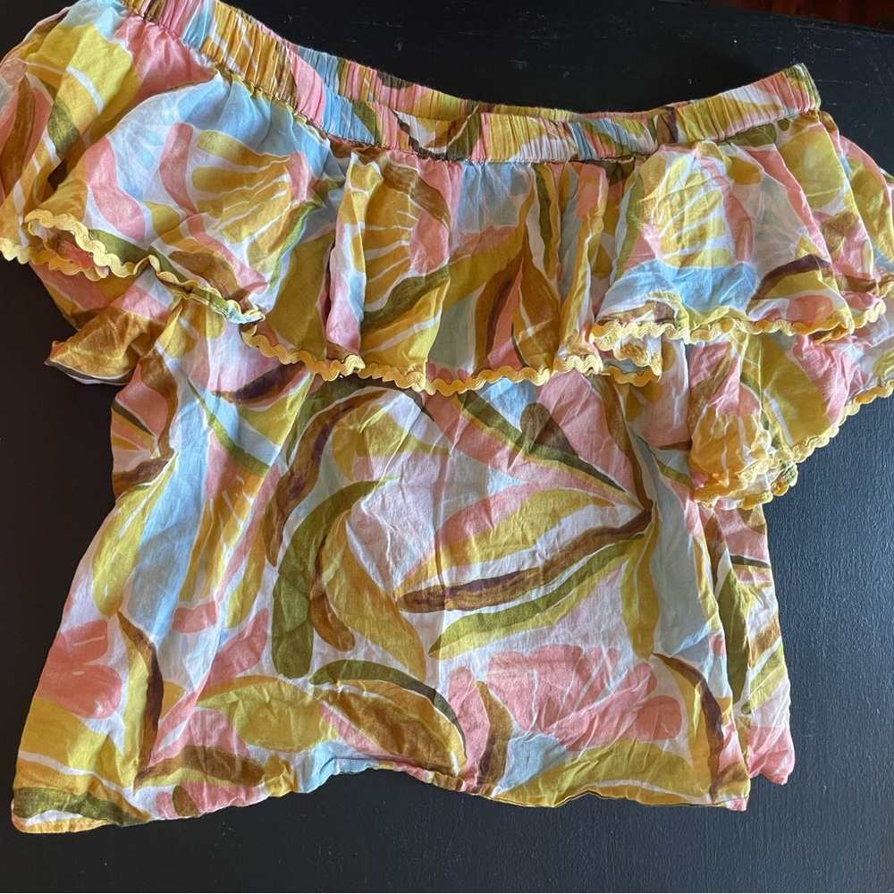 Floral Ruffle Two-Piece Skirt Set - Multicolor - Picture 4 of 16